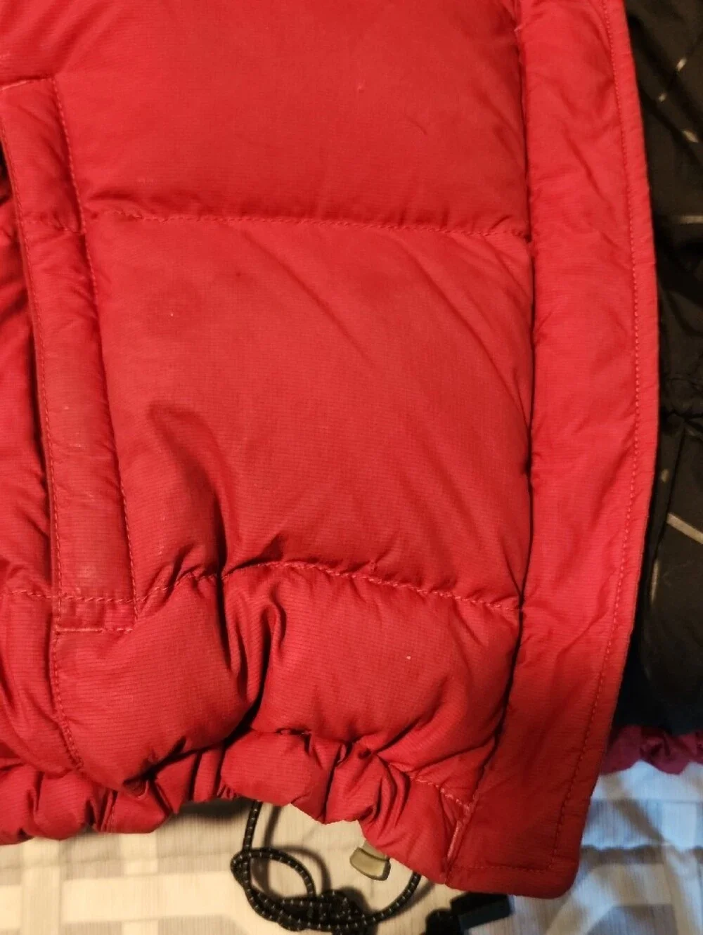 Vintage Spyder Kids Red Puffer Down Jacket Size 8